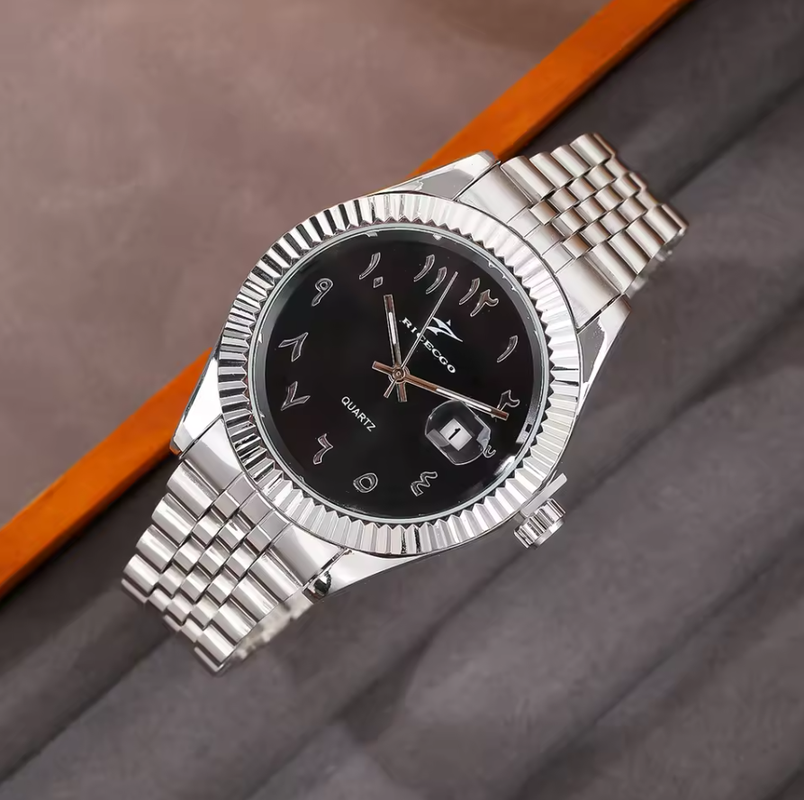 Ricecgo Datejust Black Arabic